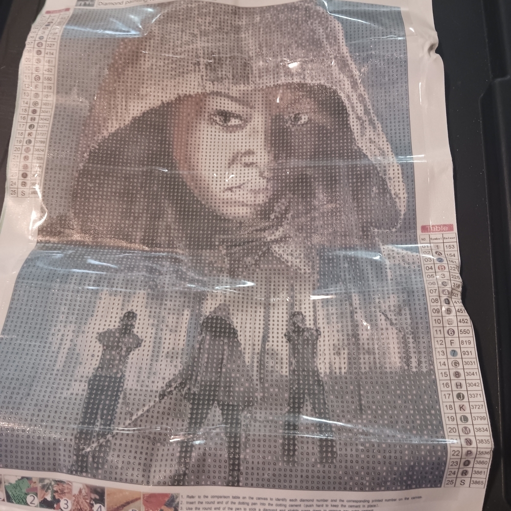 The Walking Dead - Michonne Diamond Art Painting Kit 30x40